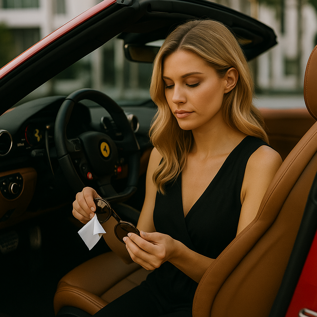 Lens Wipes 50 Lenços Umedecidos Limpeza Óculos Lente Casepro